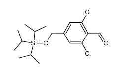 2,6-Dichloro-4-(triisopropylsiloxymethyl)benzaldehyde structure