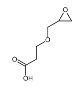 3-(oxiran-2-ylmethoxy)propanoic acid结构式