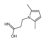 3-(2,5-dimethylpyrrol-1-yl)propanamide Structure