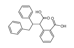 2-<2-Carboxy-phenyl>-3,4-diphenyl-buttersaeure Structure