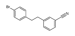 3-[2-(4-bromophenyl)ethyl]benzonitrile Structure