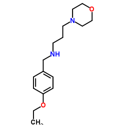 (4-ETHOXY-BENZYL)-(3-MORPHOLIN-4-YL-PROPYL)-AMINE structure