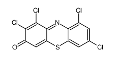 1,2,7,9-tetrachlorophenothiazin-3-one结构式