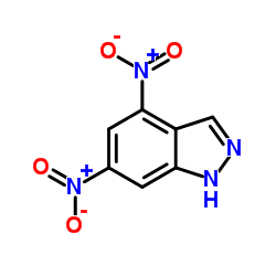 4,6-二硝基-1H-吲唑结构式