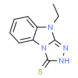 3H-1,2,4-Triazolo[4,3-a]benzimidazole-3-thione,9-ethyl-2,9-dihydro-(9CI) Structure