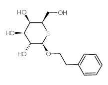 2-Phenylethyl β-D-thiogalactoside Structure