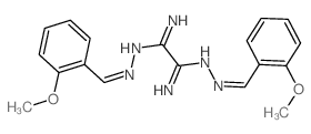 Ethanediimidic acid,1,2-bis[2-[(2-methoxyphenyl)methylene]hydrazide] Structure