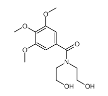 N,N-bis(2-hydroxyethyl)-3,4,5-trimethoxybenzamide结构式