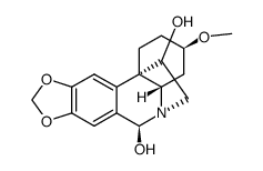 ent-(11S)-3β-methoxy-crinane-6α,11-diol结构式