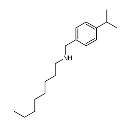 4-Isopropyl-N-octylbenzenemethanamine结构式