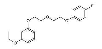 1-ethoxy-3-[2-[2-(4-fluorophenoxy)ethoxy]ethoxy]benzene结构式