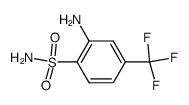 2-amino-4-trifluoromethyl-benzenesulfonamide结构式