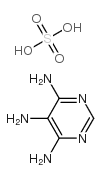 4,5,6-Triaminopyrimidine Sulfate Hydrate Structure