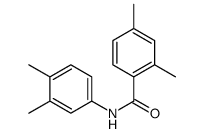 Benzamide, N-(3,4-dimethylphenyl)-2,4-dimethyl- (9CI) Structure