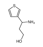 3-amino-3-(thiophen-3-yl)propan-1-ol Structure