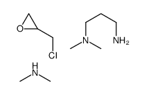 2-(chloromethyl)oxirane,N',N'-dimethylpropane-1,3-diamine,N-methylmethanamine结构式