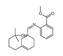 2-[[[3-(4-羟基-4-甲基戊基)-3-环己烯-1-基]亚甲基]氨基]苯甲酸甲酯结构式