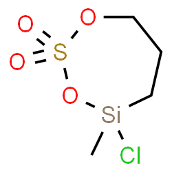 4-chloro-4-methyl-1,3-dioxa-2-thia-4-silacycloheptane 2,2-dioxide结构式