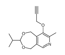 1,5-Dihydro-8-methyl-3-(1-methylethyl)-9-(2-propynyloxy)[1,3]dioxepino[5,6-c]pyridine picture