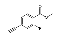 methyl 4-ethynyl-2-fluorobenzoate结构式