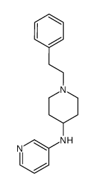 (1-phenethyl-piperidin-4-yl)-pyridin-3-yl-amine Structure
