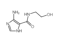 5-amino-N-(2-hydroxyethyl)-3H-imidazole-4-carboxamide结构式