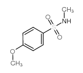 4-Methoxy-N-methylbenzenesulphonamide structure