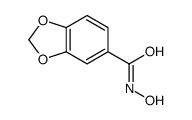 N-hydroxy-1,3-benzodioxole-5-carboxamide结构式