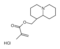 [(1R,9aR)-2,3,4,6,7,8,9,9a-octahydro-1H-quinolizin-1-yl]methyl 2-methylprop-2-enoate,hydrochloride结构式