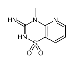 4-methyl-1,1-dioxopyrido[2,3-e][1,2,4]thiadiazin-3-amine Structure