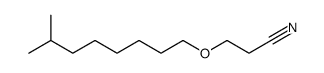 3-(7-methyloctoxy)propanenitrile结构式