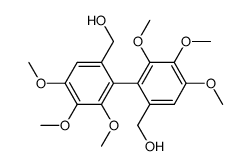 (S)-6,6'-dihydroxymethyl-2,2',3,3',4,4'-hexamethoxy-1,1'-biphenyl Structure