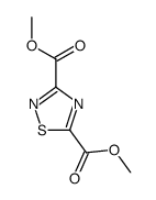 dimethyl 1,2,4-thiadiazole-3,5-dicarboxylate结构式