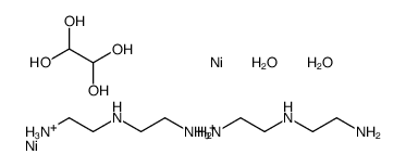 dioxidanium,N'-(2-aminoethyl)ethane-1,2-diamine,ethane-1,1,2,2-tetrol,nickel结构式