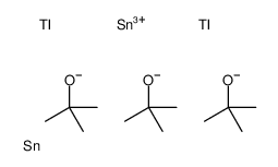 thallium,tin,tris[(2-methylpropan-2-yl)oxy]tin结构式