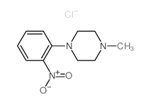 1-methyl-4-(2-nitrophenyl)piperazine Structure