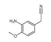 Benzeneacetonitrile,3-amino-4-methoxy- picture