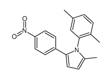 1-(2,5-dimethylphenyl)-2-methyl-5-(4-nitrophenyl)pyrrole Structure