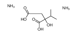 diazanium,2-hydroxy-2-propan-2-ylbutanedioate结构式