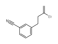 2-BROMO-4-(3-CYANOPHENYL)-1-BUTENE结构式