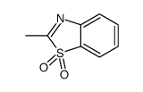 Benzothiazole, 2-methyl-, 1,1-dioxide (9CI)结构式