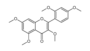 Pentamethoxymorin结构式