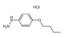 4-n-butyloxyphenyl hydrazine hydrochloride Structure