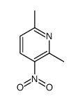 2,6-Dimethyl-3-nitropyridine structure