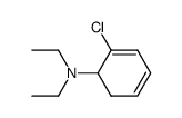 2-chloro-N,N-diethylcyclohexa-2,4-dien-1-amine结构式
