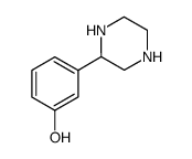 3-(2-哌嗪)苯酚结构式