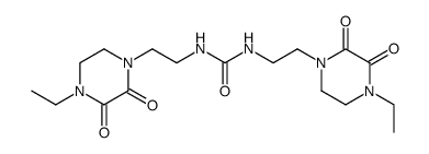 N,N'-bis[2-(4-ethyl-2,3-dioxopiperazin-1-yl)ethyl]urea Structure