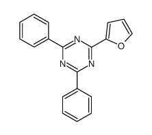 2-(furan-2-yl)-4,6-di-phenyl-1,3,5-triazine结构式
