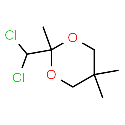 1,3-Dioxane,2-(dichloromethyl)-2,5,5-trimethyl-(9CI) structure