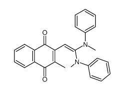 2-(2,2-bis(methyl(phenyl)amino)vinyl)-3-methylnaphthalene-1,4-dione Structure